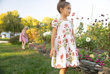 Load image into Gallery viewer, Girls Marisol Dress - Rose Dandelion
