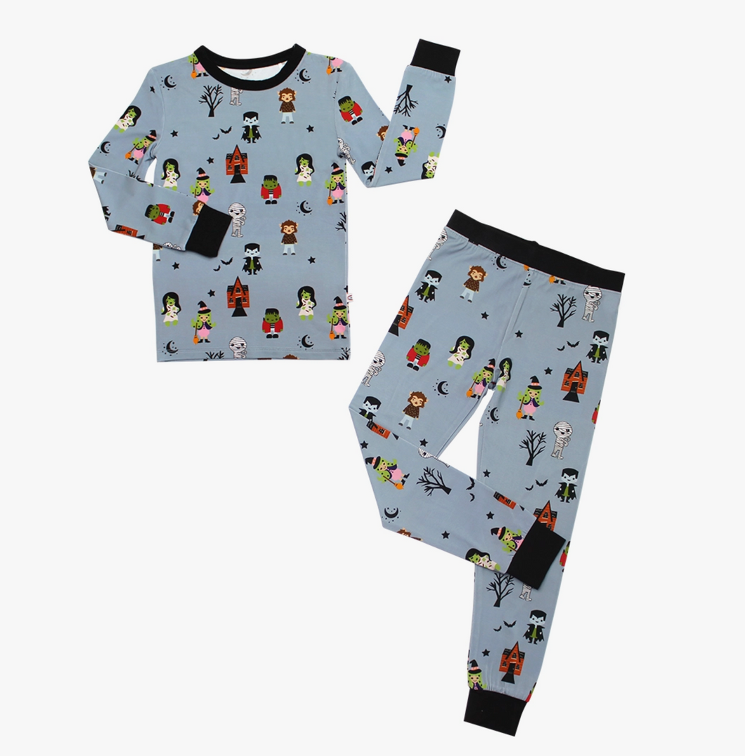 Monster Party Halloween Pajama Lounge Set