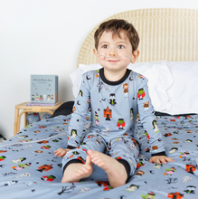 Load image into Gallery viewer, Monster Party Halloween Pajama Lounge Set
