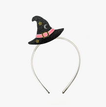 Load image into Gallery viewer, Witch Hat Black Glitter Headband
