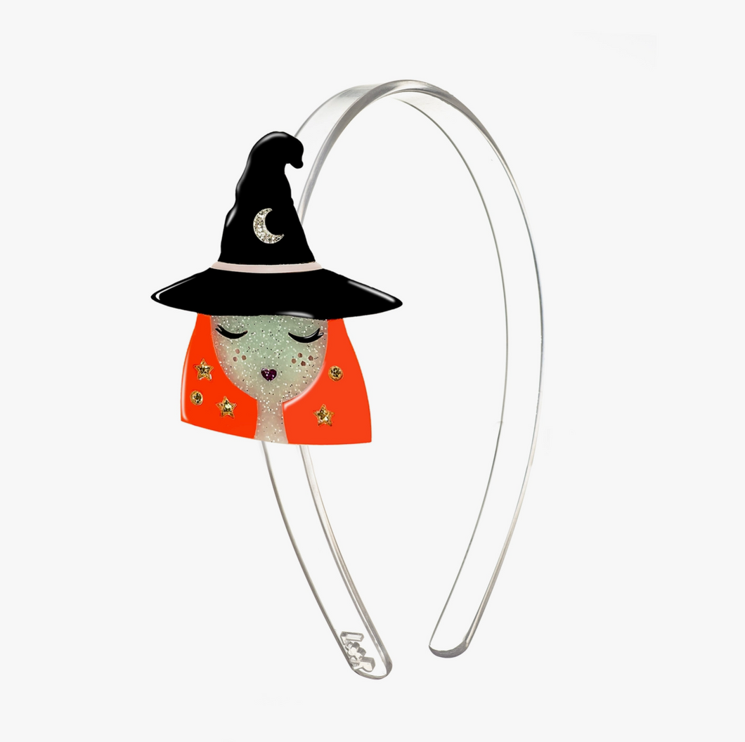 Sparkly Halloween Witch Headband