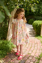 Load image into Gallery viewer, Girls Stevie Dress - Watercolor Bows
