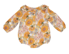 Load image into Gallery viewer, Ruffle Collar Bubble in Sunflower Child
