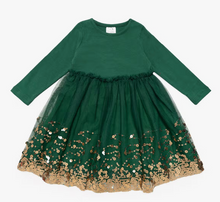 Load image into Gallery viewer, Emerald Sequin Tutu Dress
