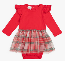 Load image into Gallery viewer, Plaid Tutu Baby Bodysuit
