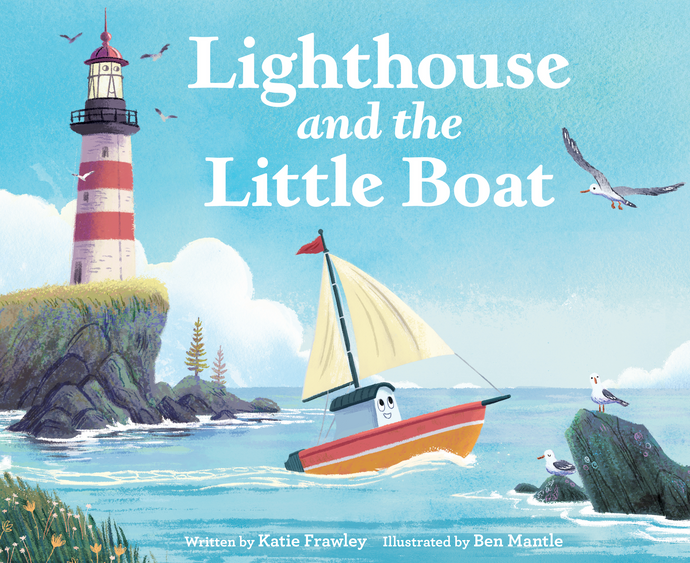 Lighthouse and the Little Boat by Katie Frawley **Signed and Inscribed****