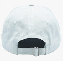 Load image into Gallery viewer, Embroidered Fish Baseball Hat - White
