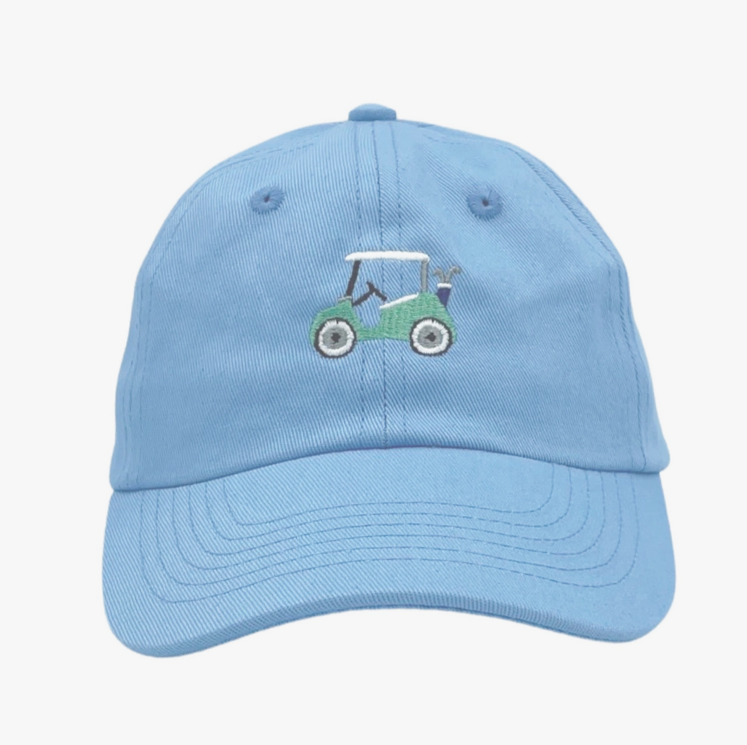 Embroidered Golf Cart Baseball Hat