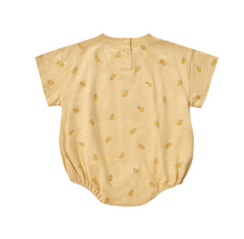 Load image into Gallery viewer, Baby Relaxed Bubble Romper - Pineapple Print
