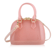 Load image into Gallery viewer, Girls Cate Bag with Princess Castel Charm - Light Pink Crystal
