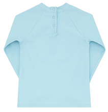Load image into Gallery viewer, Unisex Pacific Blue Rashguard Swim and Sun Shirt
