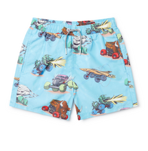 Load image into Gallery viewer, Monster Truck Boys Swim Shorts
