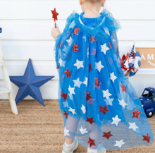 Load image into Gallery viewer, Patriotic Star Cape
