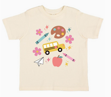 Load image into Gallery viewer, Back to School Doodle Short Sleeved Tee
