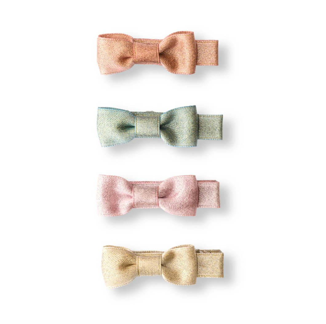 Baby Bows - Set of 4 Earthy Shades