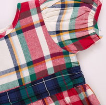 Load image into Gallery viewer, Baby Girl Ruby Jumper - Holiday Tartan
