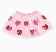 Load image into Gallery viewer, Girls Sequin Heart Valentine&#39;s Day Tutu Skirt
