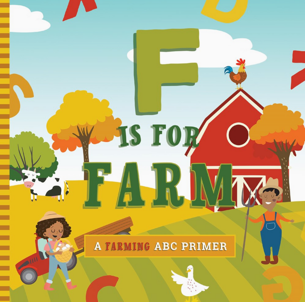 F is for Farm Kids Board Book