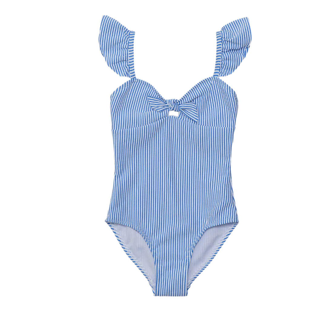Girls Parisian Frill Summer Swim Suit