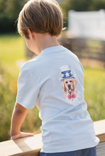 Load image into Gallery viewer, Patriotic Pup Graphic Tee
