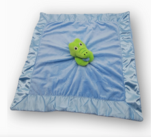 Load image into Gallery viewer, Alligator Lovey Security Blanket
