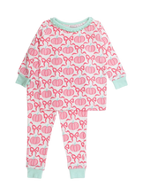 Load image into Gallery viewer, Pink Fairytale Pumpkin Bamboo Pajama Set
