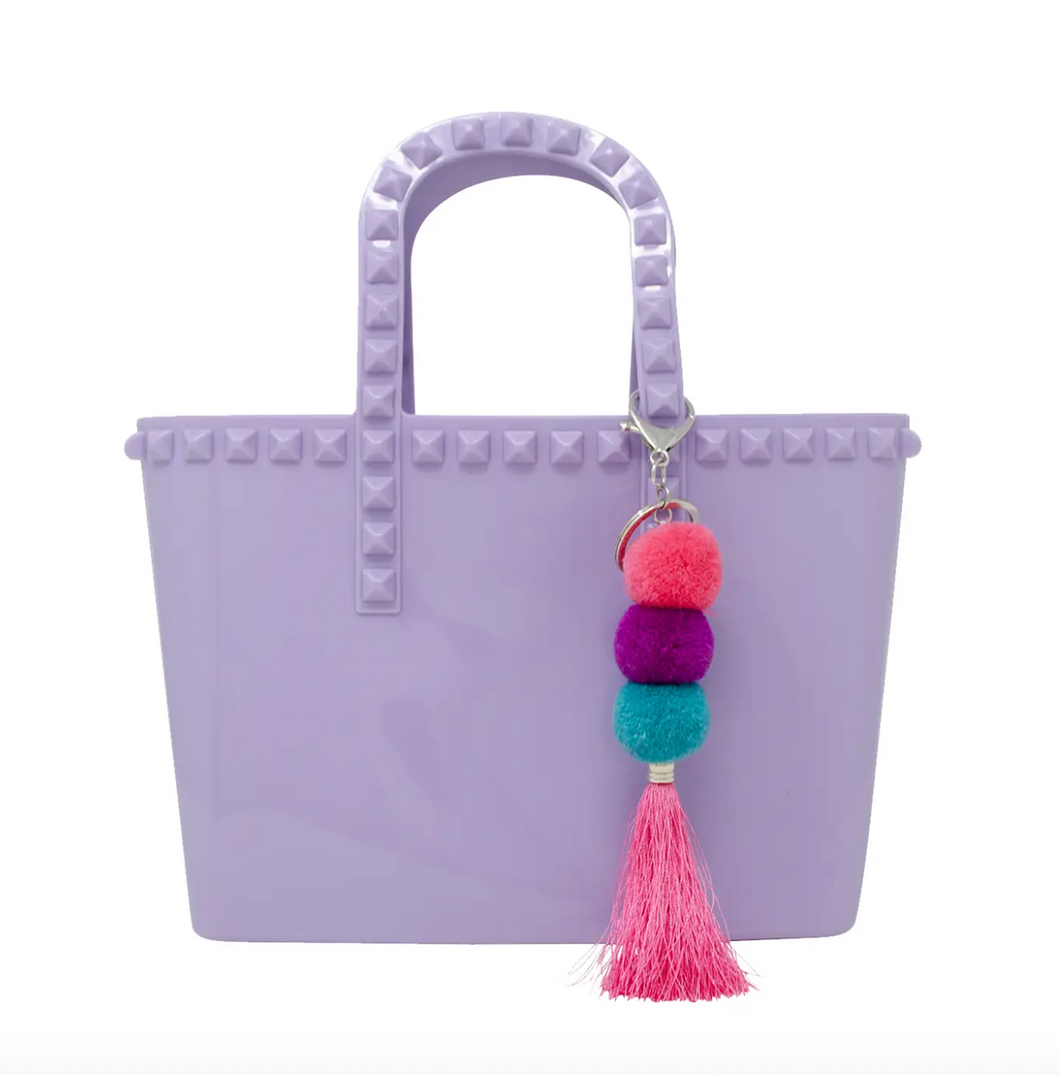 Tiny Jelly Tote Bag - Lavender