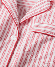 Load image into Gallery viewer, Women&#39;s Antique Red Ticking Pj Set **Preorder**
