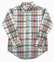 Load image into Gallery viewer, Carter Oxford Boys Shirt Creme Plaid
