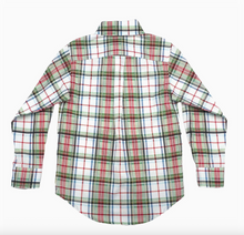 Load image into Gallery viewer, Carter Oxford Boys Shirt Creme Plaid
