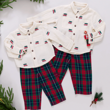 Load image into Gallery viewer, Boys Jack Shirt - Tree Farm Embroidery
