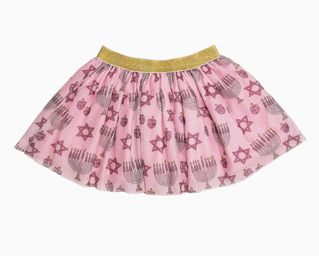 Hanukkah Blush Pink Tutu Skirt
