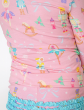 Load image into Gallery viewer, Girls Bamboo Sugarplum Dreams Nutcracker Pajama Set
