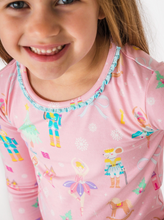 Load image into Gallery viewer, Girls Bamboo Sugarplum Dreams Nutcracker Pajama Set
