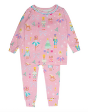 Load image into Gallery viewer, Girls Bamboo Sugarplum Dreams Nutcracker Pajama Set
