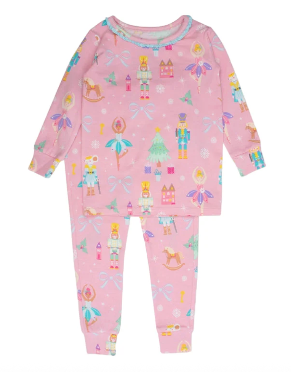 Girls Bamboo Sugarplum Dreams Nutcracker Pajama Set
