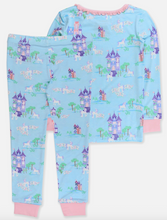 Load image into Gallery viewer, Girls Bamboo Once Upon A Castle Long Sleeve Pajama Set
