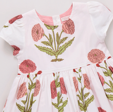 Load image into Gallery viewer, Girls Marisol Dress - Rose Dandelion

