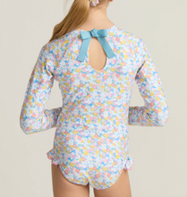 Load image into Gallery viewer, Girls Jasmine Blossom Rashguard One Piece

