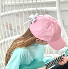 Load image into Gallery viewer, Embroidered Rainbow Bow Baseball Hat
