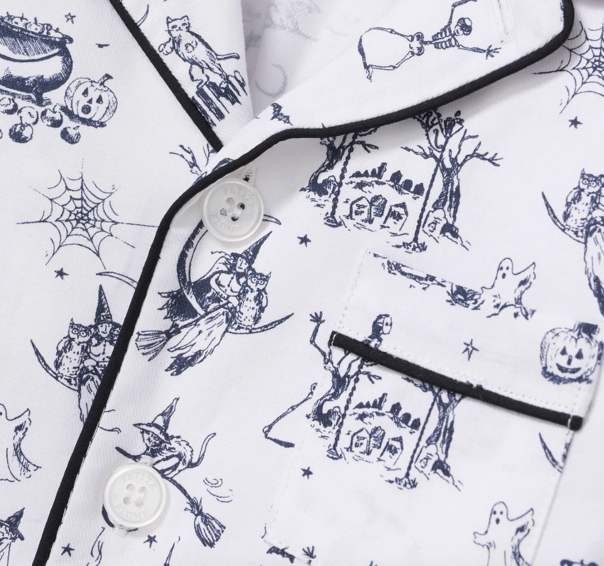 Hallow's Eve Toile Button Down Set