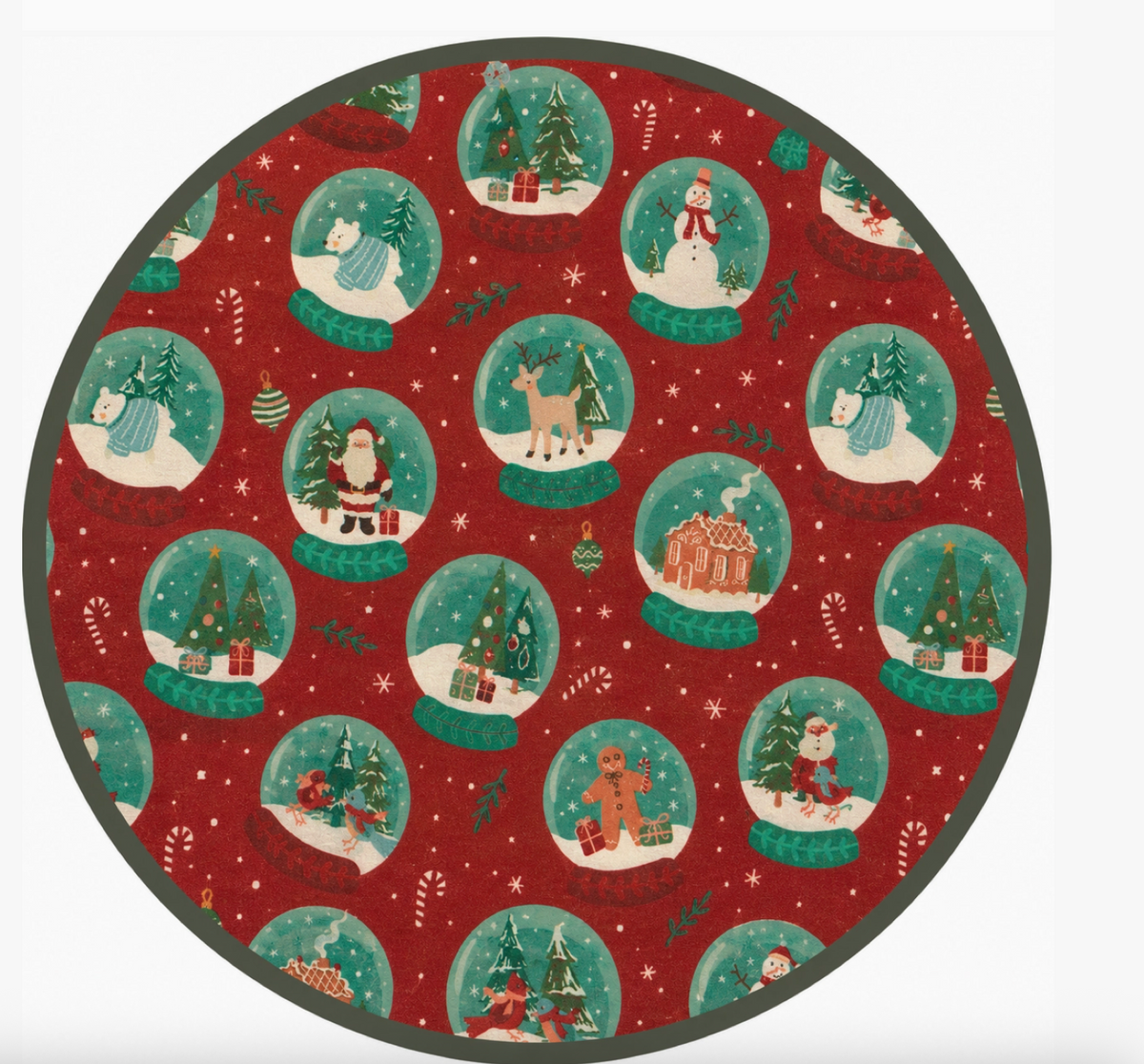 Let It Snow Two-Piece Bamboo Kids Christmas Pajama Set