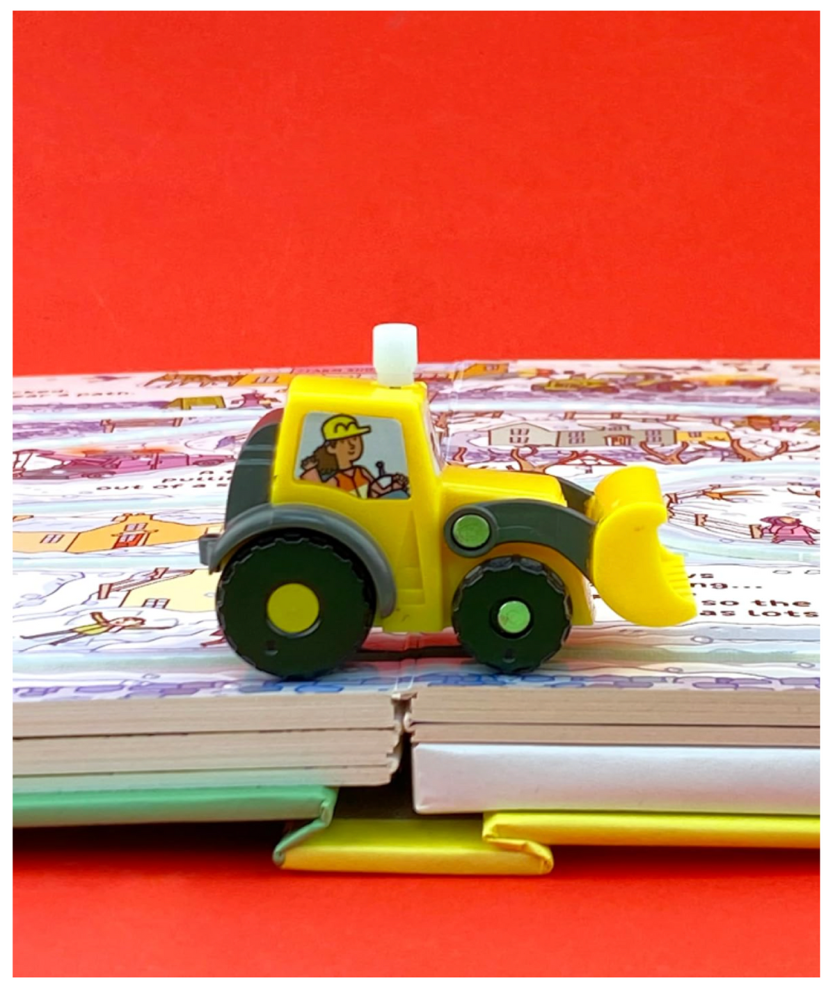 Interactive Wind Up Digger book by Ingram featuring a colorful digger illustration and engaging pages for young children.