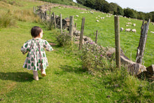 Load image into Gallery viewer, Baby Girl Stevie Puff Sleeve Dress Set - Pink Trees
