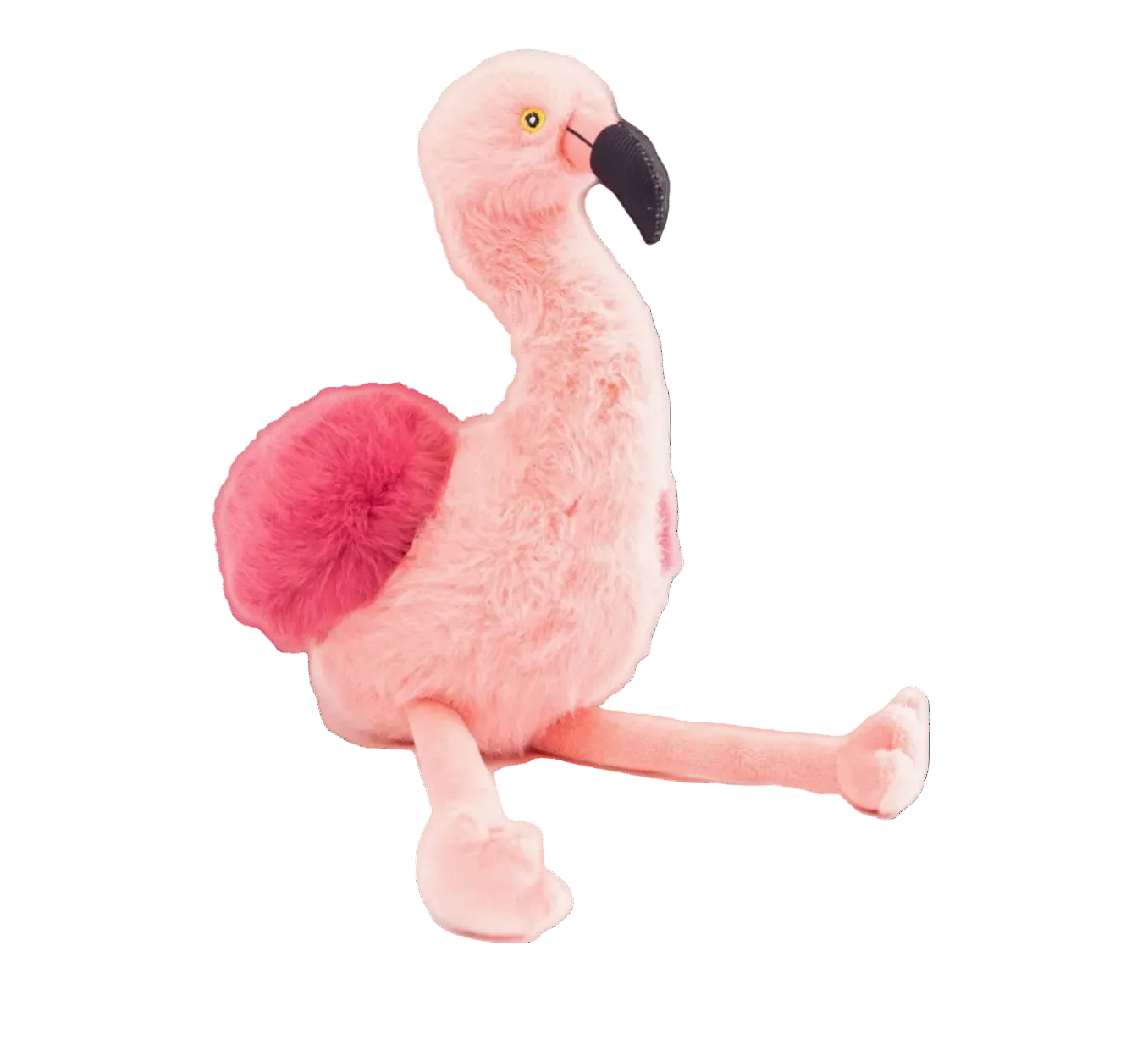 Emerson and Friends Florence the Flamingo plush stuffed animal with pink feathers and soft fabric, ideal for cuddling or play.