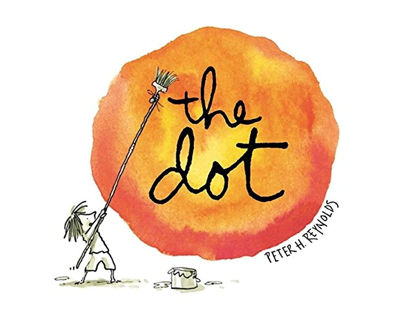 The Dot hardcover picture book by Flora Ottimer, featuring colorful illustrations on the cover.