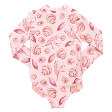 Load image into Gallery viewer, Girls Arden Suit Pink Sea Shells
