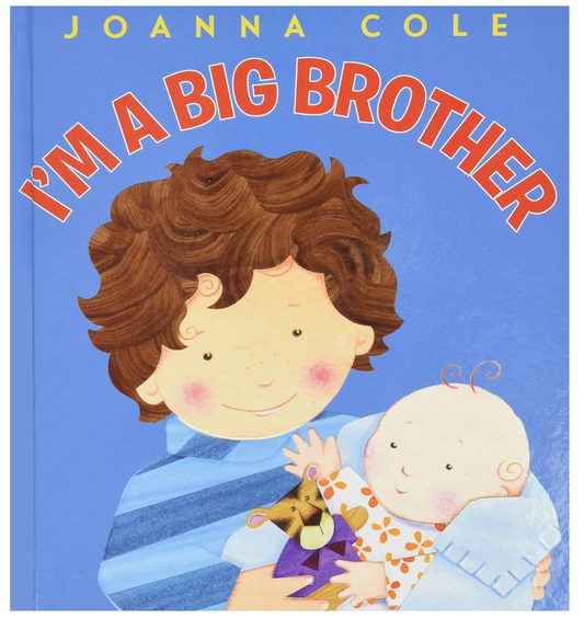 Ingram "I'm A Big Brother" book cover with colorful illustrations and bold text, designed for new older siblings.
