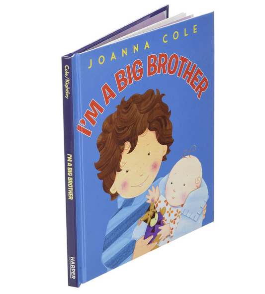 Ingram "I'm A Big Brother" book cover with colorful illustrations and bold text on a white background.