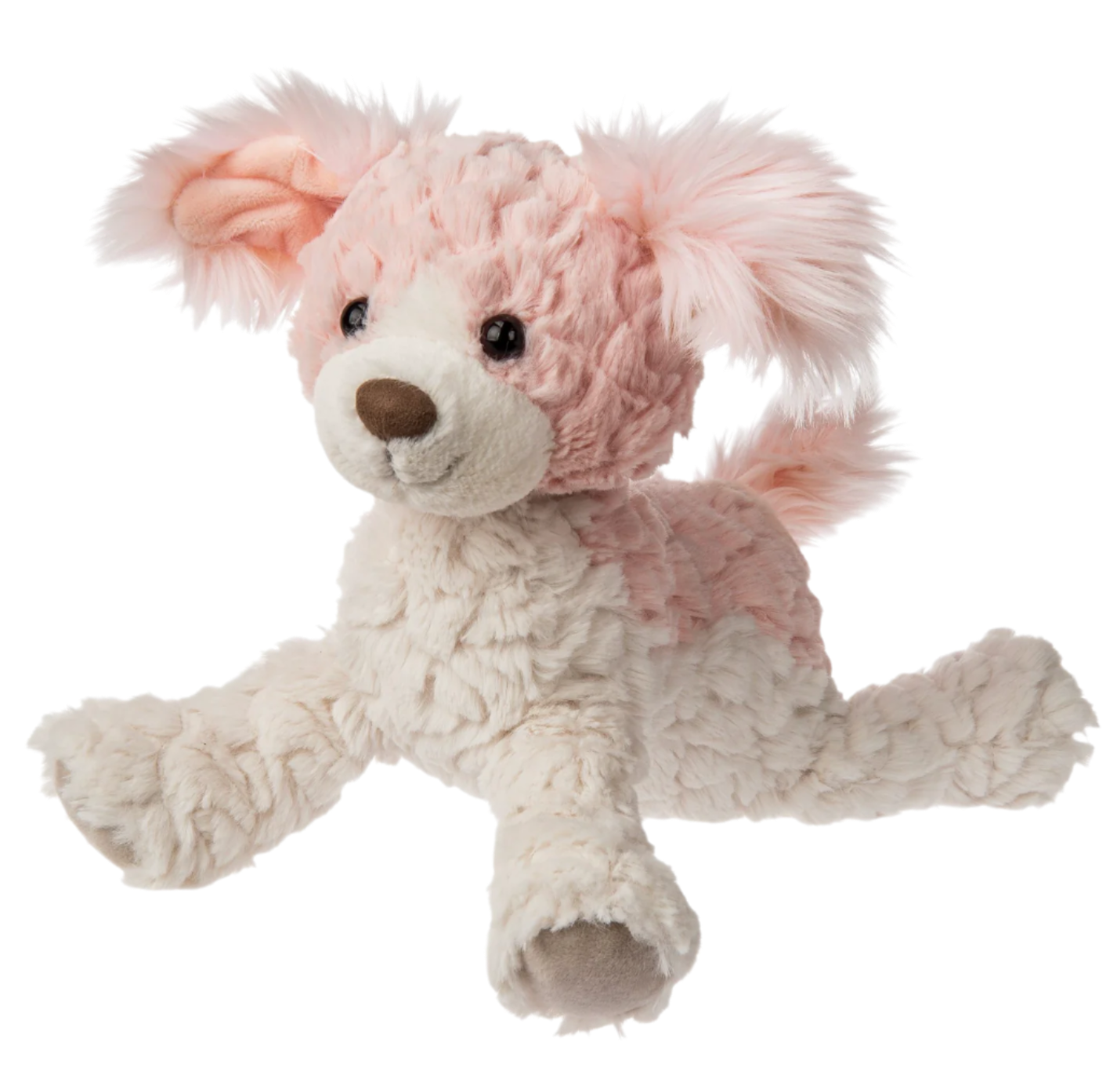 Soft Paris Putty Puppy stuffed animal by Mary Meyer with floppy ears and cuddly plush fabric, perfect for children.